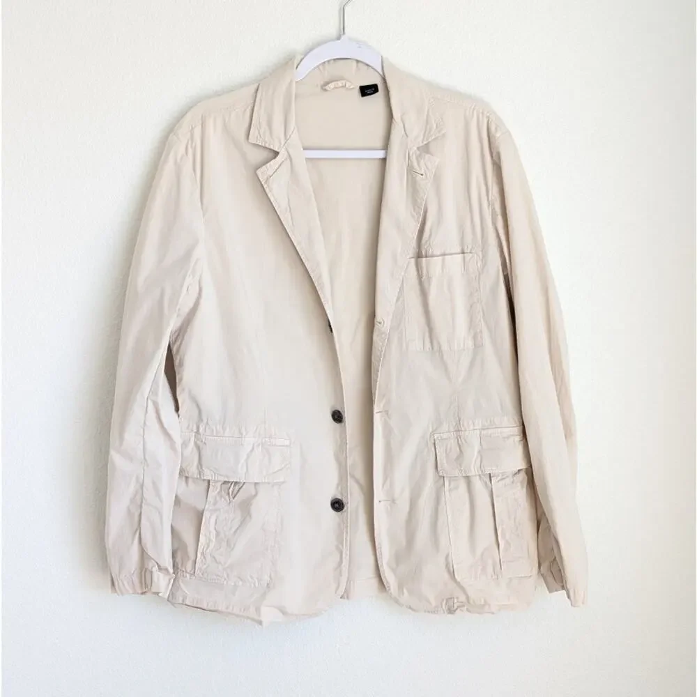 Woolrich Stretch Cotton Buttton Single-breasted Blazer Italy Jacket, size M